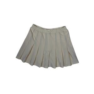 VTG Pastel Yellow Head Golf Pleated Skirt Womens Small 27W Athletic Tennis Skort